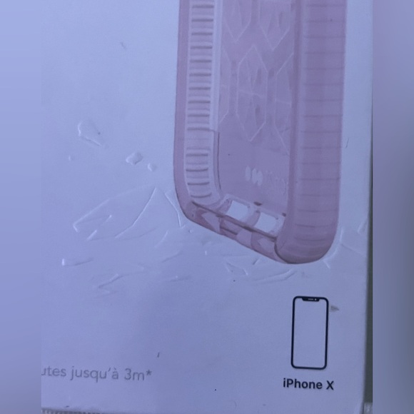 APPLE 🍎 IPHONE X PINK TECH21 PHONE CASE NIB - Picture 3 of 7
